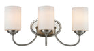 Vanity Light Z-Lite 434-3V-BN Brushed Nickel Cardinal 3 Light Vanity Z-Lite