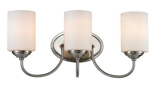 Vanity Light Z-Lite 434-3V-BN Brushed Nickel Cardinal 3 Light Vanity Z-Lite