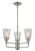 Chandelier Z-Lite 428-3-BN Brushed Nickel Annora 3 Light Chandelier Z-Lite