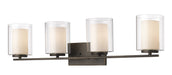 Vanity Light Z-Lite 426-4V-OB Olde Bronze Willow 4 Light Vanity Z-Lite