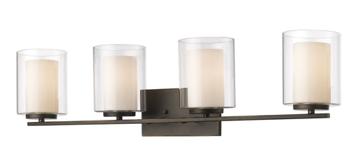 Vanity Light Z-Lite 426-4V-OB Olde Bronze Willow 4 Light Vanity Z-Lite
