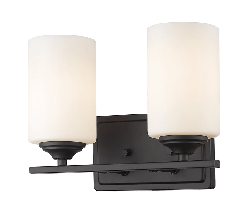 Vanity Light Z-Lite 435-2V-BRZ Bronze Bordeaux 2 Light Vanity Z-Lite