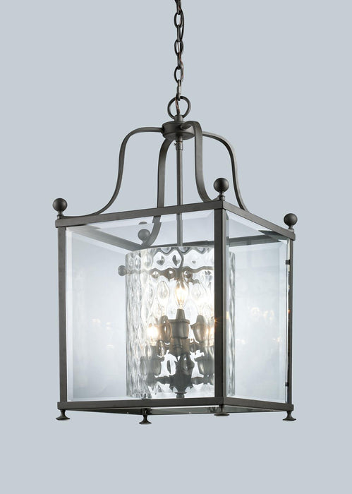Chandelier Z-Lite 177-6 Bronze Fairview 6 Light Chandelier Z-Lite