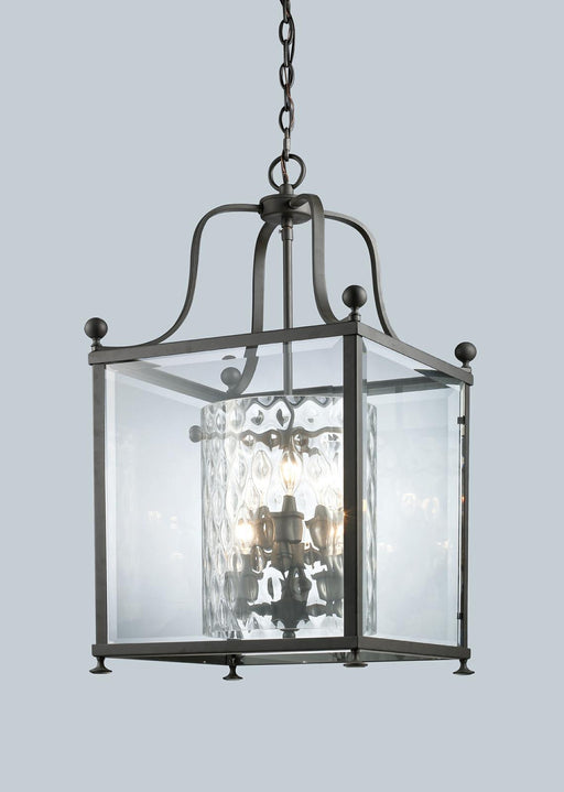 Chandelier Z-Lite 177-6 Bronze Fairview 6 Light Chandelier Z-Lite