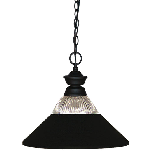 Pendant Z-Lite 100701MB-RMB Matte Black Shark 1 Light Pendant Z-Lite