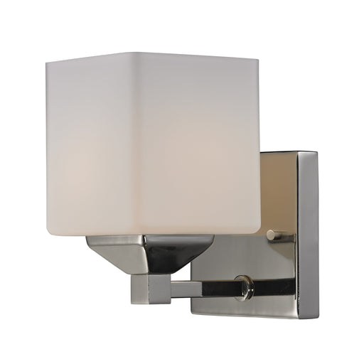 Wall Sconce Z-Lite 2105-1V Chrome Quube 1 Light Wall Sconce Z-Lite