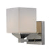 Wall Sconce Z-Lite 2105-1V Chrome Quube 1 Light Wall Sconce Z-Lite