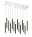 Chandelier Z-Lite 917MP12PBL-LED-14LCH Chrome Forest 14 Light Chandelier Z-Lite