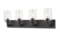 Vanity Light Z-Lite 462-4V-BRZ Bronze Savannah 4 Light Vanity Z-Lite