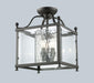 Semi Flush Mount Z-Lite 177-3SF-M Bronze Fairview 3 Light Semi Flush Mount Z-Lite