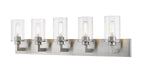 Vanity Light Z-Lite 462-5V-BN Brushed Nickel Savannah 5 Light Vanity Z-Lite