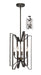 Chandelier Z-Lite 4000-4BRZ Bronze Marsala 4 Light Chandelier Z-Lite
