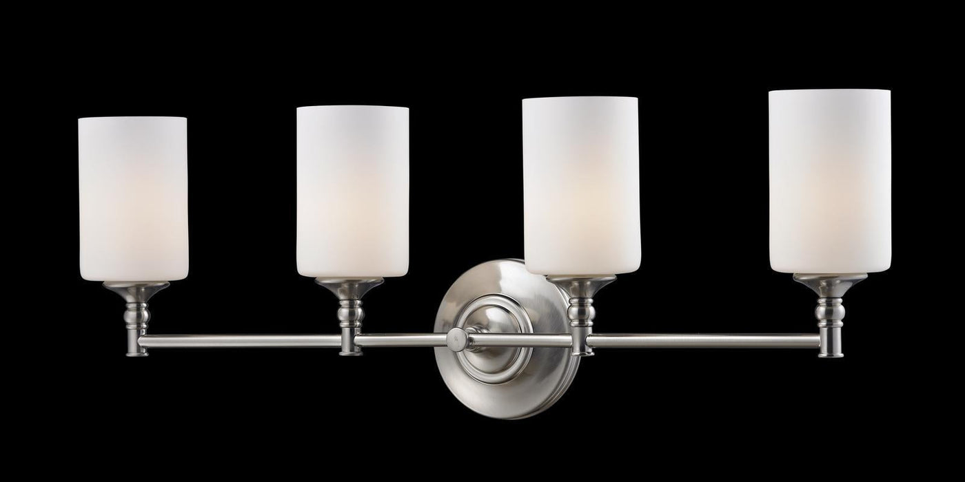 Vanity Light Z-Lite 2102-4V Brushed Nickel Cannondale 4 Light Vanity Z-Lite
