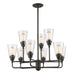 Chandelier Z-Lite 428-9-OB Olde Bronze Annora 9 Light Chandelier Z-Lite