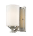 Wall Sconce Z-Lite 435-1S-BN Brushed Nickel Bordeaux 1 Light Wall Sconce Z-Lite