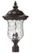 Outdoor Post Mount Fixture Z-Lite 533PHM-RBRZ Bronze Armstrong 2 Light Outdoor Post Mount Fixture Z-Lite