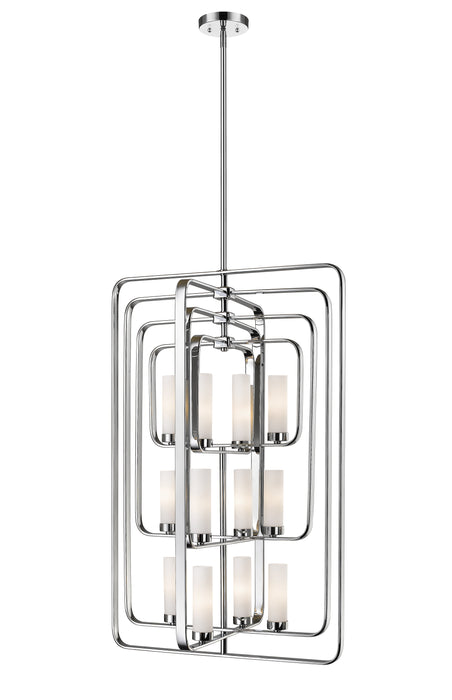 Chandelier Z-Lite 6000-12-CH Chrome Aideen 12 Light Chandelier Z-Lite