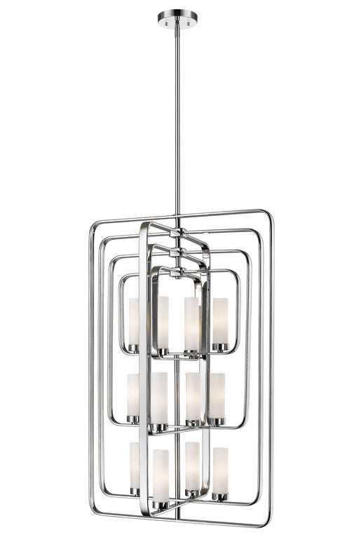 Chandelier Z-Lite 6000-12-CH Chrome Aideen 12 Light Chandelier Z-Lite
