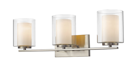 Vanity Light Z-Lite 426-3V-BN Brushed Nickel Willow 3 Light Vanity Z-Lite