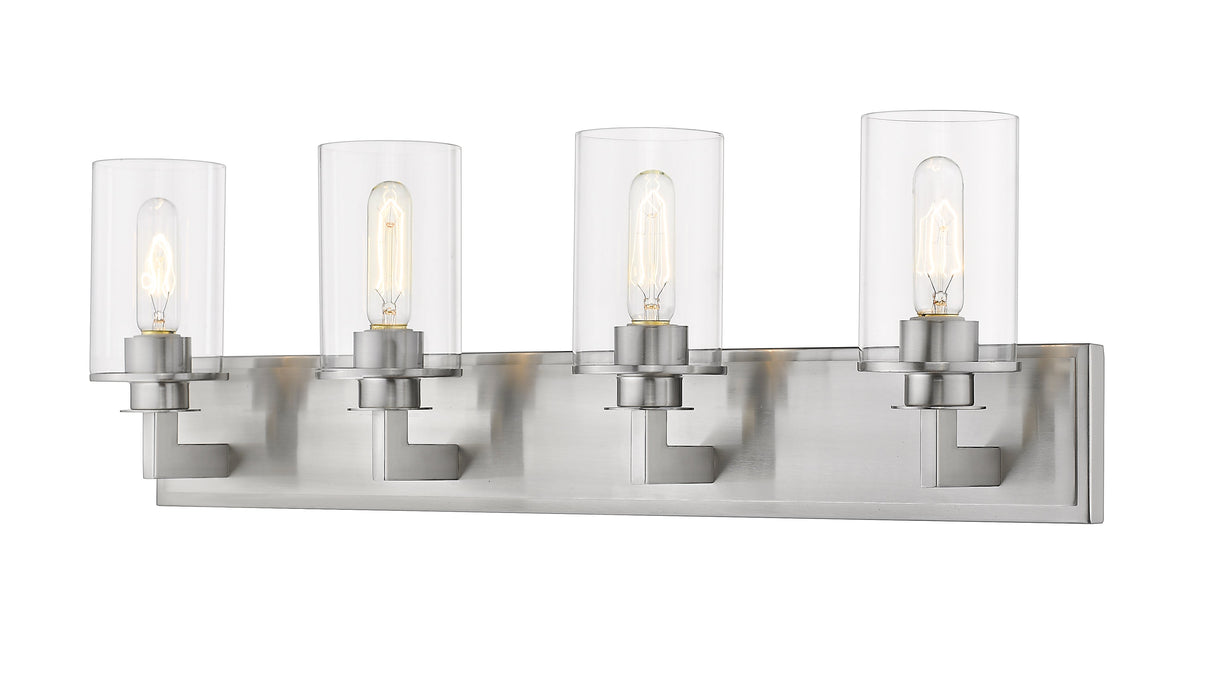 Vanity Light Z-Lite 462-4V-BN Brushed Nickel Savannah 4 Light Vanity Z-Lite
