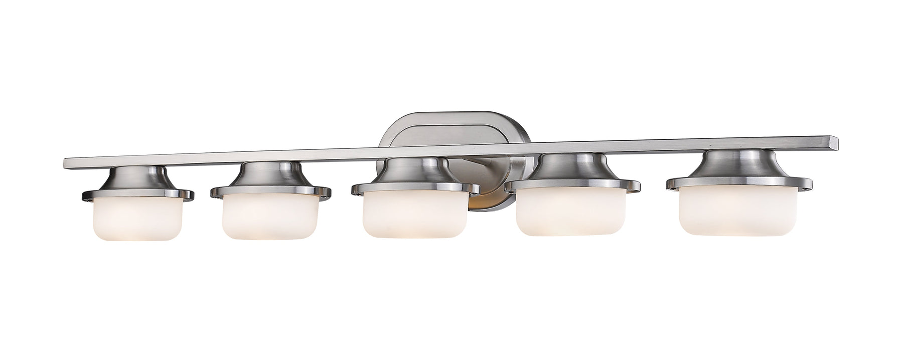 Vanity Light Z-Lite 1917-5V-BN-LED Brushed Nickel Optum 5 Light Vanity Z-Lite