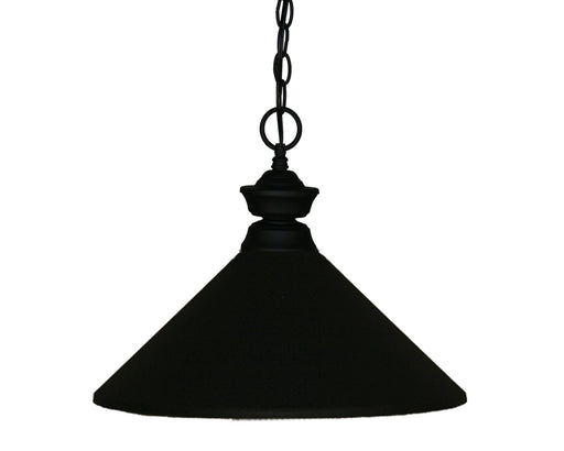 Pendant Z-Lite 100701MB-MMB Matte Black Pendant Lights 1 Light Pendant Z-Lite