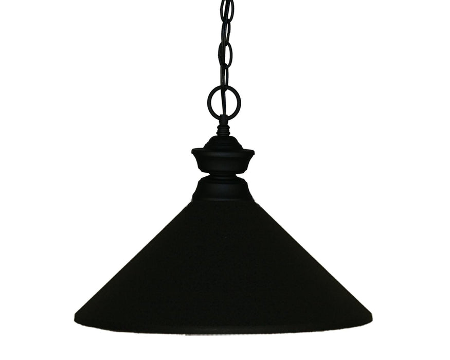 Pendant Z-Lite 100701MB-MMB Matte Black Pendant Lights 1 Light Pendant Z-Lite