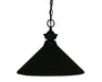 Pendant Z-Lite 100701MB-MMB Matte Black Pendant Lights 1 Light Pendant Z-Lite