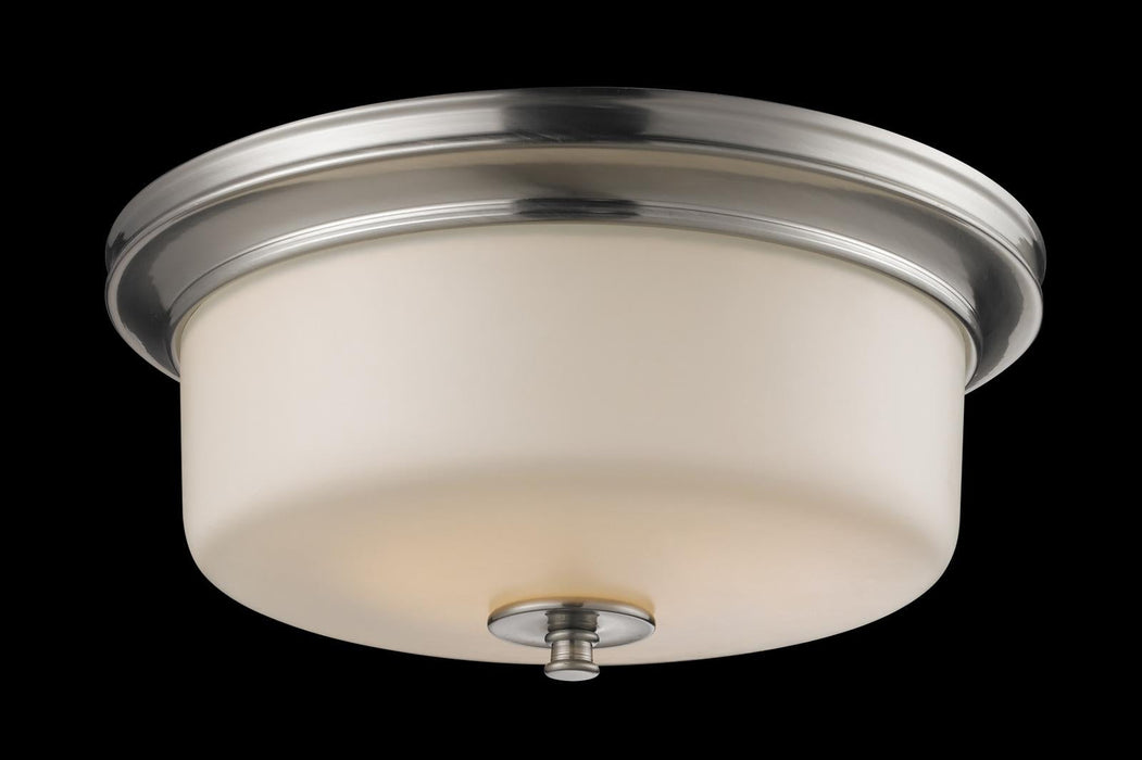 Flush Mount Z-Lite 2102F3 Brushed Nickel Cannondale 3 Light Flush Mount Z-Lite