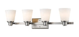 Vanity Light Z-Lite 7001-4V-BN Brushed Nickel Kayla 4 Light Vanity Z-Lite