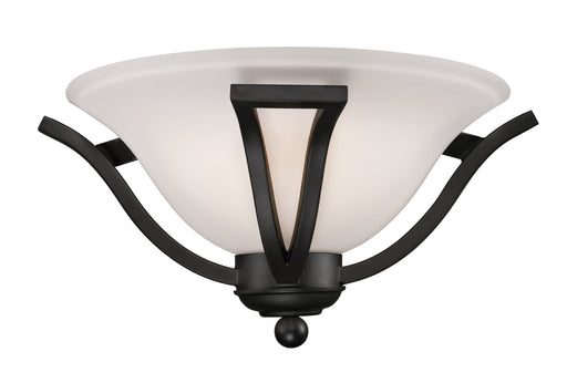 Wall Sconce Z-Lite 703-1S-MB Matte Black Lagoon 1 Light Wall Sconce Z-Lite