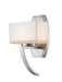 Wall Sconce Z-Lite 614-1SBN Brushed Nickel Cardine 1 Light Wall Sconce Z-Lite