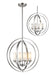 Chandelier Z-Lite 6002-4S-BN Brushed Nickel Ashling 4 Light Chandelier Z-Lite