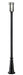 Outdoor Post Mounted Fixture Z-Lite 549PHBR-519P-BK Black Abbey 1 Light Outdoor Post Mounted Fixture Z-Lite