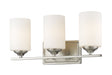 Vanity Light Z-Lite 435-3V-BN Brushed Nickel Bordeaux 3 Light Vanity Z-Lite