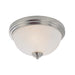 Flush Mount Z-Lite 314F2-BN Brushed Nickel Chelsey 2 Light Flush Mount Z-Lite