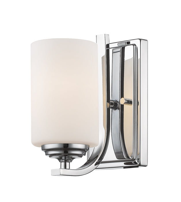 Wall Sconce Z-Lite 435-1S-CH Chrome Bordeaux 1 Light Wall Sconce Z-Lite