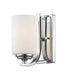 Wall Sconce Z-Lite 435-1S-CH Chrome Bordeaux 1 Light Wall Sconce Z-Lite