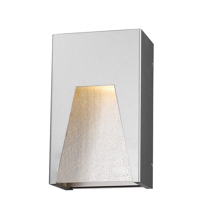 Outdoor Wall Light Z-Lite 561S-SL-SL-SDY-LED Silver Millenial 1 Light Outdoor Wall Light Z-Lite