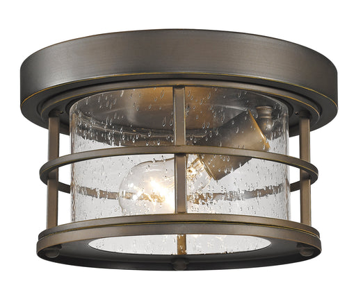 Outdoor Flush Mount Z-Lite 555F-ORB Oil Rubbed Bronze Exterior Additions 1 Light Outdoor Flush Mount Z-Lite