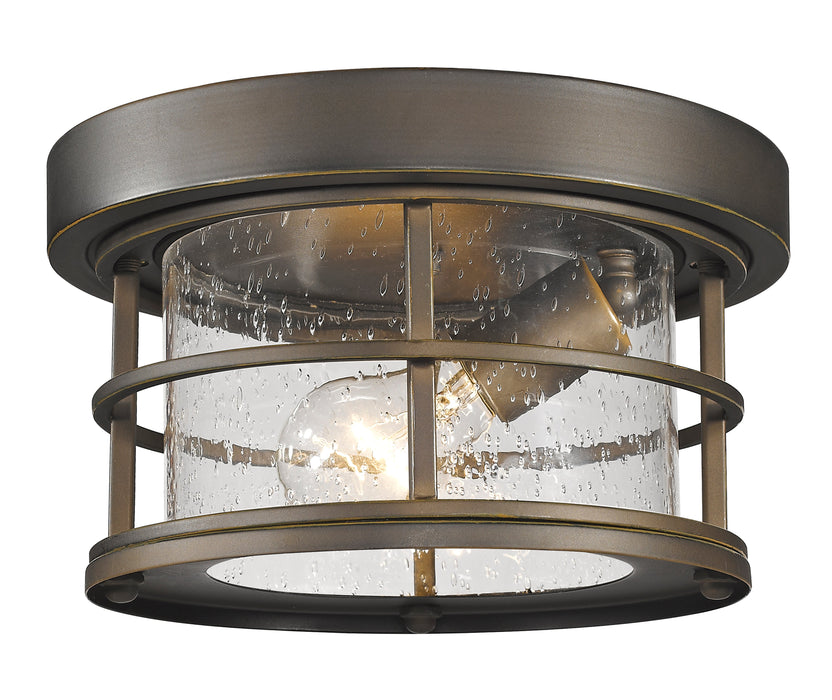 Outdoor Flush Mount Z-Lite 555F-ORB Oil Rubbed Bronze Exterior Additions 1 Light Outdoor Flush Mount Z-Lite