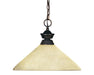 Pendant Z-Lite 100701OB-AGM14 Olde Bronze Riviera 1 Light Pendant Z-Lite