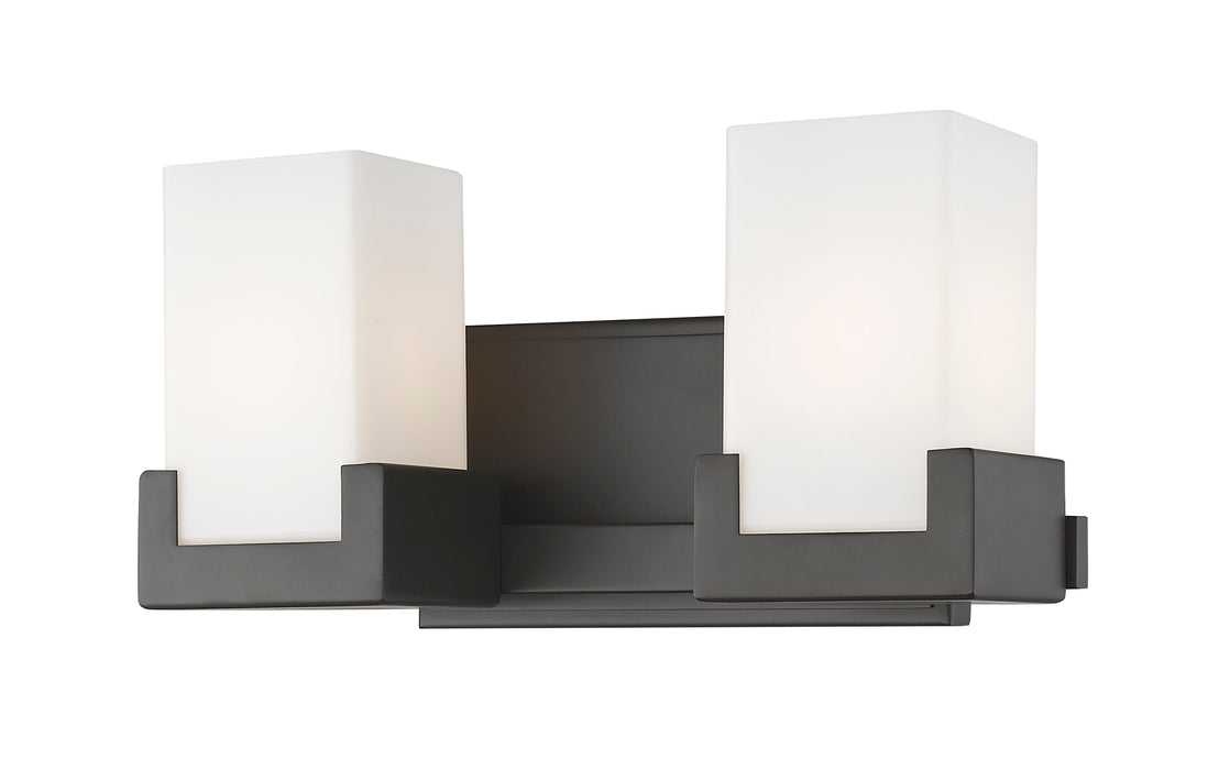 Vanity Light Z-Lite 1920-2V-BRZ-LED Bronze Peak 2 Light Vanity Z-Lite