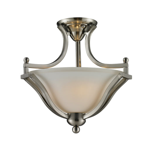 Semi Flush Mount Z-Lite 704SF-BN Brushed Nickel Lagoon 2 Light Semi Flush Mount Z-Lite
