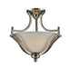 Semi Flush Mount Z-Lite 704SF-BN Brushed Nickel Lagoon 2 Light Semi Flush Mount Z-Lite