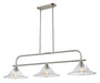 Billiard Z-Lite 428-3B-BN Brushed Nickel Annora 3 Light Billiard Z-Lite