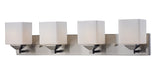 Vanity Light Z-Lite 2104-4V Brushed Nickel Quube 4 Light Vanity Z-Lite