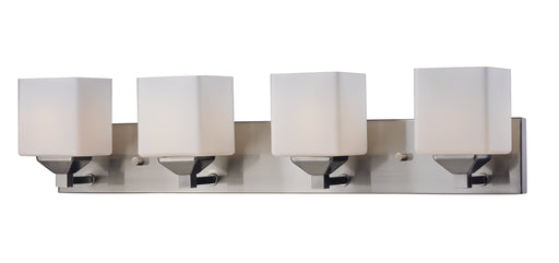 Vanity Light Z-Lite 2104-4V Brushed Nickel Quube 4 Light Vanity Z-Lite