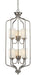 Chandelier Z-Lite 434-40-BN Brushed Nickel Cardinal 6 Light Chandelier Z-Lite
