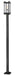 Outdoor Post Mounted Fixture Z-Lite 565PHBS-536P-BK Black Fallow 1 Light Outdoor Post Mounted Fixture Z-Lite